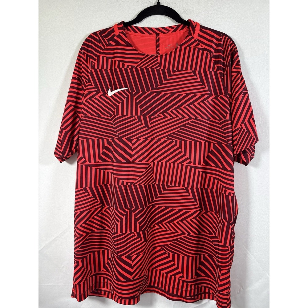 Nike shirt size 2XL dri-fit pullover short sleeves abstract pattern